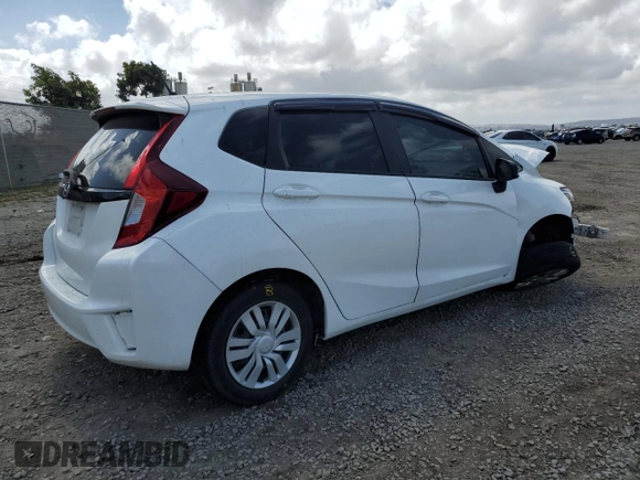 2017 Honda Fit LX with VIN JHMGK5H52HS017368, listed as a Copart auction lot 51696455 with 0 mi miles and Salvage Title. Bid and sale history available at carsss.com. Image 3.