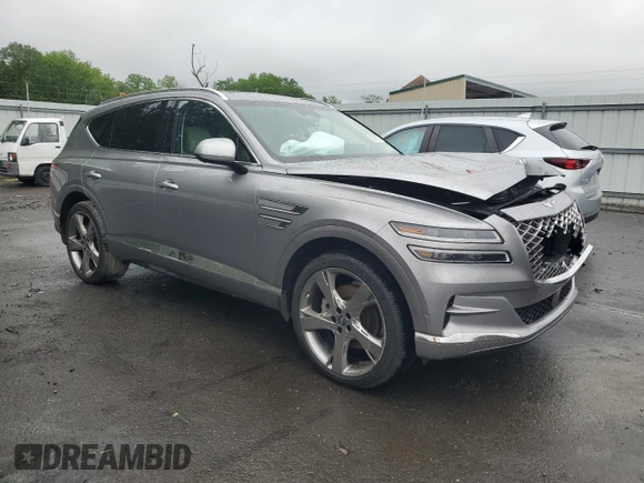 2021 Genesis GV80 с VIN KMUHBDSBXMU055196, выставлен на аукционе Copart как лот 58889535 с пробегом 44 823 миль миль и Списание • Salvage title. История ставок и продаж доступна на DreamBid. Изображение 4.