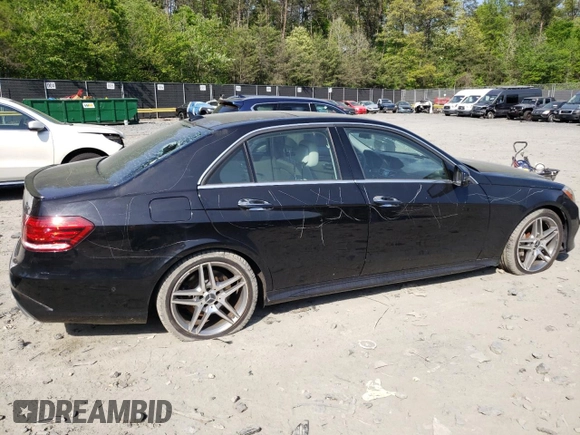 2014 Mercedes-Benz E 550 Sport with VIN WDDHF9BB3EB005375, listed as a Copart auction lot 53358995 with 144,503 mi miles and Salvage Title. Bid and sale history available at DreamBid. Image 3.