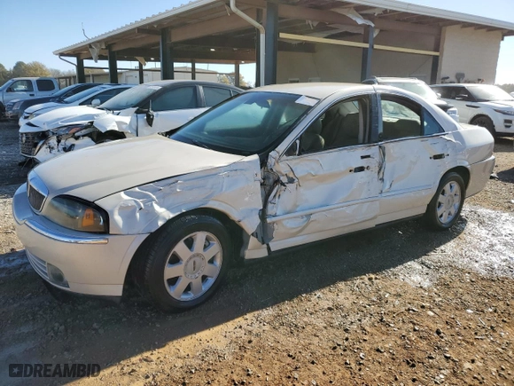 2003 Lincoln LS with VIN 1LNHM86S83Y654728, listed as a Copart auction lot 83096274 with 0 mi miles and Salvage Title. Bid and sale history available at carsss.com. Image 1.
