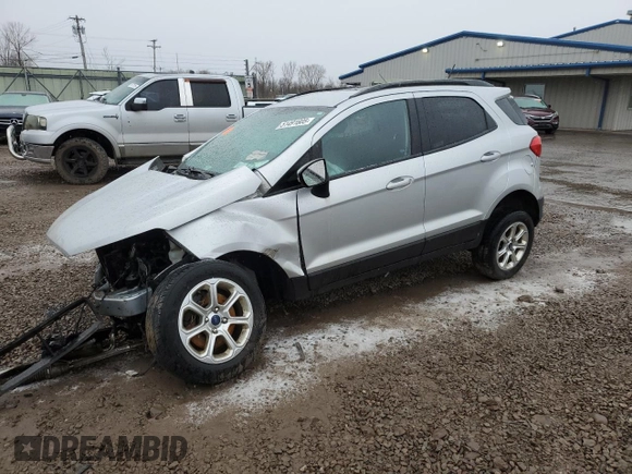 2019 Ford EcoSport SE with VIN MAJ6S3GL9KC256716, listed as a Copart auction lot 51491605 with 89,401 mi miles and Salvage Title. Bid and sale history available at carsss.com. Image 1.