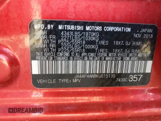 2019 Mitsubishi Outlander Sport GT 2.4 with VIN JA4AP4AW8KU015135, listed as a Copart auction lot 71883684 with 134,210 mi miles and Clean Title. Bid and sale history available at carsss.com. Image 13.