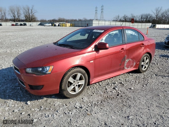 2013 Mitsubishi Lancer SE with VIN JA32V2FW4DU022565, listed as a Copart auction lot 48892565 with 104,892 mi miles and Salvage Title. Bid and sale history available at carsss.com. Image 1.