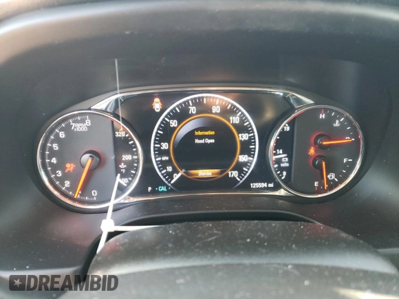 2017 GMC Acadia Denali with VIN 1GKKNPLS7HZ265705, listed as a Copart auction lot 88782485 with 125,594 mi miles and Salvage Title. Bid and sale history available at carsss.com. Image 9.