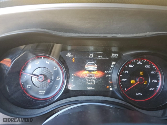 2017 Dodge Charger R/T with VIN 2C3CDXCT9HH532603, listed as a Copart auction lot 46820825 with 73,525 mi miles and Salvage Title. Bid and sale history available at carsss.com. Image 9.