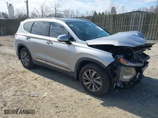 2020 Hyundai Santa Fe Limited with VIN 5NMS53AD2LH188845, listed as a IAAI auction lot 41800597 with 20,411 mi miles. Bid and sale history available at carsss.com. Image 1.