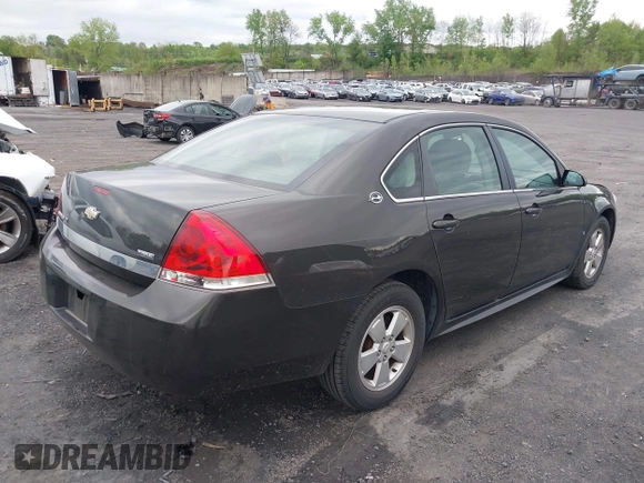 2009 Chevrolet Impala LT with VIN 2G1WT57K191104822, listed as a IAAI auction lot 42145648 with 176,184 mi miles and . Bid and sale history available at DreamBid. Image 4.