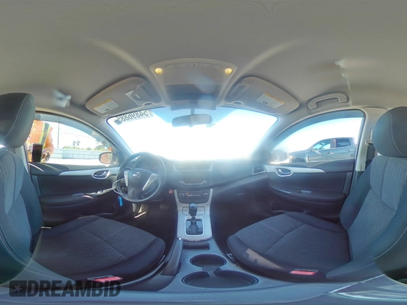 2015 Nissan Sentra SV with VIN 3N1AB7AP8FL679775, listed as a Copart auction lot 54896885 with 93,626 mi miles and Salvage Title. Bid and sale history available at DreamBid. Image 14.