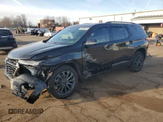 2023 Chevrolet Traverse RS with VIN 1GNEVJKWXPJ251022, listed as a Copart auction lot 48286835 with 34,200 mi miles and Salvage Title. Bid and sale history available at carsss.com. Image 1.