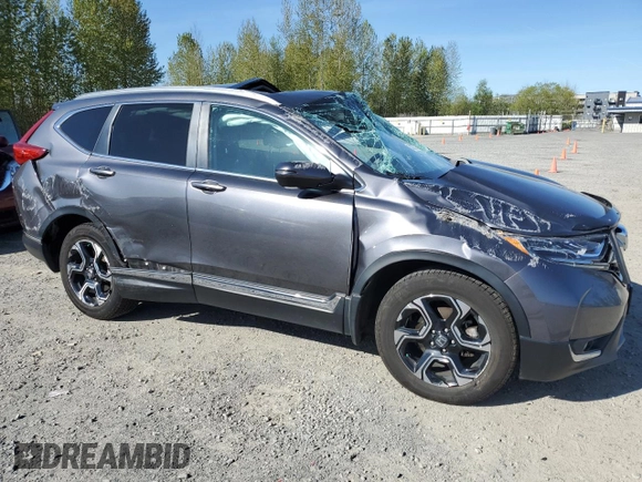 2019 Honda CR-V Touring with VIN JHLRW2H95KX022822, listed as a Copart auction lot 53822095 with 98,134 mi miles and Salvage Title. Bid and sale history available at DreamBid. Image 4.