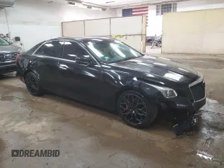 2018 Cadillac CTS Luxury AWD with VIN 1G6AX5SS4J0105429, listed as a Copart auction lot 58777454 with 95,626 mi miles and Salvage Title. Bid and sale history available at DreamBid. Image 4.