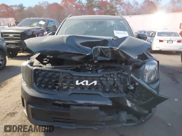2024 Kia Telluride EX X-Line with VIN 5XYP3DGC8RG515834, listed as a IAAI auction lot 40899265 with 5,628 mi miles and . Bid and sale history available at DreamBid. Image 12.