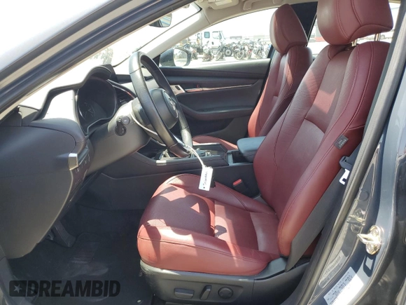 2022 Mazda 3 Carbon Edition with VIN JM1BPACL6N1507664, listed as a Copart auction lot 57847125 with 34,258 mi miles and Salvage title. Bid and sale history available at DreamBid. Image 7.