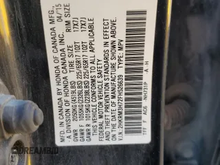 2015 Honda CR-V EX-L with VIN 2HKRM3H72FH526639, listed as a Copart auction lot 44254775 with 169,553 mi miles and Salvage Title. Bid and sale history available at carsss.com. Image 13.