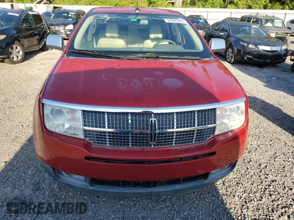 2010 Lincoln MKX with VIN 2LMDJ6JCXABJ27364, listed as a Copart auction lot 52365545 with 140,150 mi miles and Salvage Title. Bid and sale history available at carsss.com. Image 5.