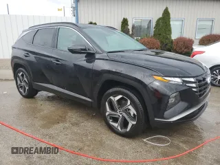 2024 Hyundai Tucson SEL with VIN 5NMJFCDE9RH322613, listed as a Copart auction lot 51095755 with 17,471 mi miles and Salvage Title. Bid and sale history available at carsss.com. Image 4.