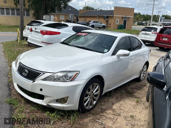 2010 Lexus IS 250 z VIN JTHCF5C2XA2032903, wystawiony jako Copart lot #63826195 z przebiegiem 197 155 mil mil oraz Szkoda całkowita • Salvage title. Historia ofert i sprzedaży dostępna na DreamBid. Obrazek 2.