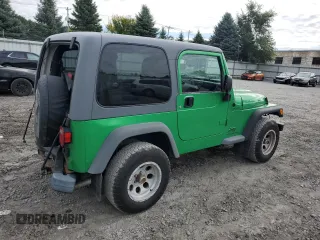 2005 Jeep Wrangler Sport with VIN 1J4FA49S95P315455, listed as a Copart auction lot 73159804 with 108,419 mi miles and Salvage Title. Bid and sale history available at carsss.com. Image 3.