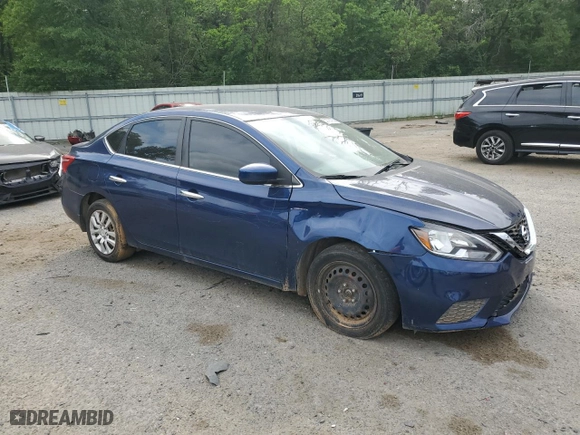 2019 Nissan Sentra S with VIN 3N1AB7AP0KY426401, listed as a Copart auction lot 53790765 with 90,826 mi miles and Salvage Title. Bid and sale history available at carsss.com. Image 4.