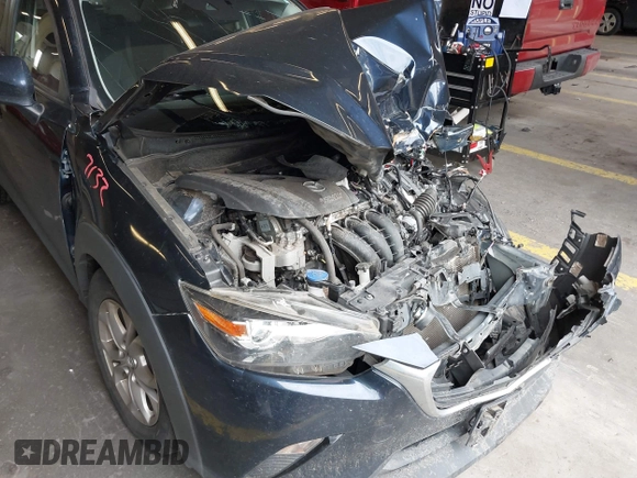 2019 Mazda CX-3 Sport with VIN JM1DKFB70K1453573, listed as a IAAI auction lot 40166219 with 1 mi miles. Bid and sale history available at carsss.com. Image 6.
