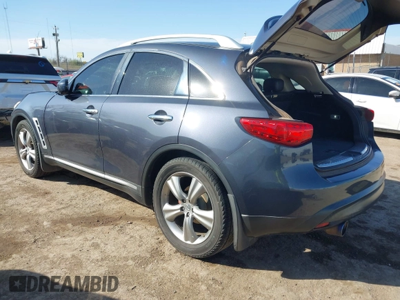 2009 Infiniti FX with VIN JNRAS18U19M100853, listed as a IAAI auction lot 38981593 with 204,236 mi miles and . Bid and sale history available at DreamBid. Image 3.