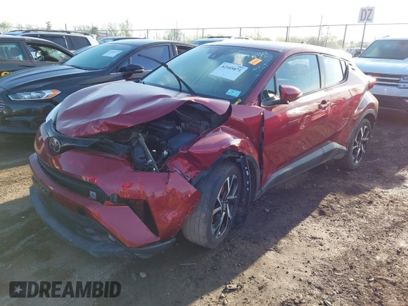 2018 Toyota C-HR XLE with VIN NMTKHMBX5JR008661, listed as a IAAI auction lot 42105871 with 52,306 mi miles. Bid and sale history available at carsss.com. Image 17.