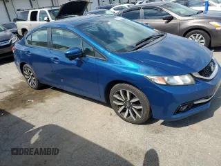 2015 Honda Civic Sedan EX-L with VIN 2HGFB2F96FH504029, listed as a Copart auction lot 66495164 with 142,837 mi miles and Salvage Title. Bid and sale history available at carsss.com. Image 4.
