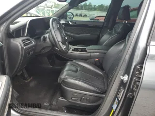 2022 Hyundai Palisade Calligraphy with VIN KM8R74HE7NU448581, listed as a Copart auction lot 62694225 with 95,341 mi miles and Salvage title. Bid and sale history available at DreamBid. Image 7.