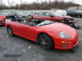 2001 Mitsubishi Eclipse GT with VIN 4A3AE85H41E089916, listed as a Copart auction lot 77543773 with Not Provided miles and Salvage Title. Bid and sale history available at carsss.com. Image 4.