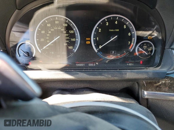 2013 BMW 6 Series 650i with VIN WBA6B2C50DD128323, listed as a Copart auction lot 43059985 with 106,861 mi miles and Clean Title. Bid and sale history available at DreamBid. Image 9.