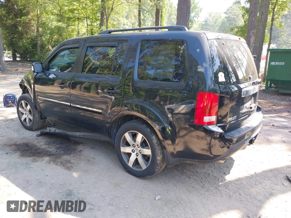 2013 Honda Pilot Touring with VIN 5FNYF3H96DB011470, listed as a IAAI auction lot 42535022 with 201,380 mi miles and . Bid and sale history available at DreamBid. Image 3.