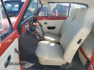 1968 Volkswagen Beetle with VIN 158568466, listed as a Copart auction lot 74978484 with 51,303 mi miles and Salvage Title. Bid and sale history available at DreamBid. Image 7.