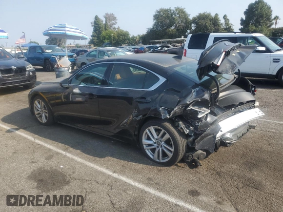 2022 Lexus IS with VIN JTHAA1D28N5118132, listed as a Copart auction lot 85524764 with 11,291 mi miles and Salvage Title. Bid and sale history available at carsss.com. Image 2.