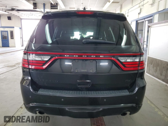 2015 Dodge Durango R/T with VIN 1C4SDJCTXFC817802, listed as a Copart auction lot 61962865 with 146,826 mi miles and Salvage title. Bid and sale history available at DreamBid. Image 6.