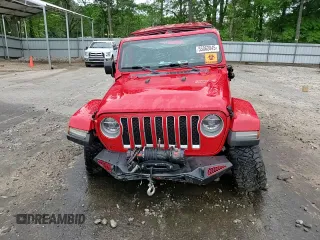 2018 Jeep Wrangler Unlimited Sahara with VIN 1C4HJXEG9JW146717, listed as a Copart auction lot 55062845 with 148,844 mi miles and Salvage title. Bid and sale history available at DreamBid. Image 14.