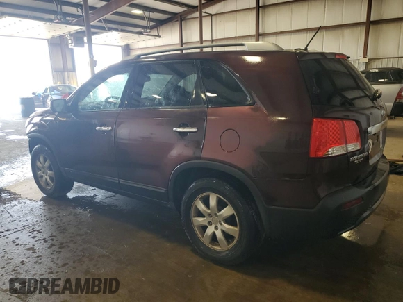 2011 Kia Sorento LX with VIN 5XYKT4A12BG017295, listed as a Copart auction lot 54322535 with 165,784 mi miles and Salvage Title. Bid and sale history available at carsss.com. Image 2.