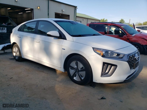 2020 Hyundai Ioniq Hybrid Blue with VIN KMHC65LC1LU235899, listed as a Copart auction lot 66955164 with 82,475 mi miles and Salvage Title. Bid and sale history available at carsss.com. Image 4.
