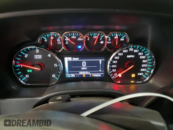 2015 Chevrolet Silverado 1500 LT with VIN 3GCPCREC6FG368944, listed as a Copart auction lot 52235885 with 254,616 mi miles and Salvage Title. Bid and sale history available at DreamBid. Image 9.