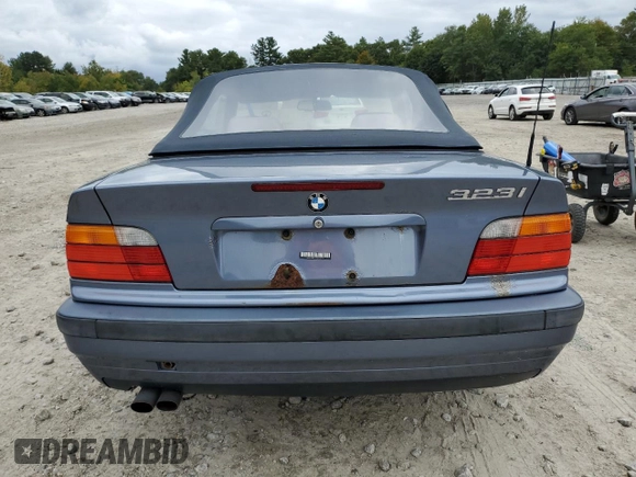 1999 BMW 3 Series 323icA with VIN WBABJ8339XEM25396, listed as a Copart auction lot 72958654 with 145,372 mi miles and Clean Title. Bid and sale history available at carsss.com. Image 6.