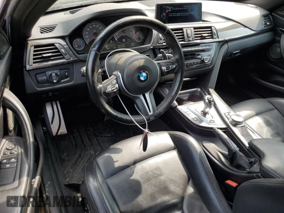 2015 BMW M4 with VIN WBS3R9C54FF708894, listed as a Copart auction lot 66122274 with 75,693 mi miles and Salvage Title. Bid and sale history available at carsss.com. Image 8.