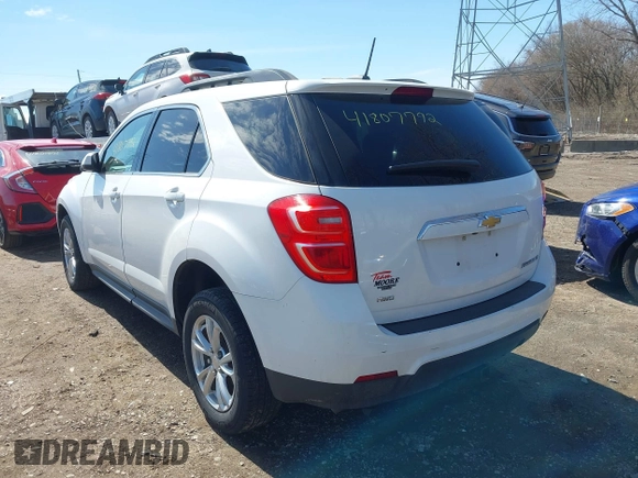 2016 Chevrolet Equinox LT z VIN 2GNFLFEK9G6301969, wystawiony jako IAAI lot #41807792 z przebiegiem 104 944 mil mil oraz . Historia ofert i sprzedaży dostępna na DreamBid. Obrazek 3.