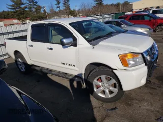 2011 Nissan Titan SL with VIN 1N6AA0EC7BN323825, listed as a Copart auction lot 46978315 with 143,228 mi miles and Salvage Title. Bid and sale history available at carsss.com. Image 4.