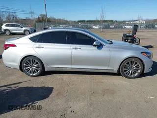 2018 Genesis G80 Ultimate with VIN KMHGN4JF4JU249515, listed as a IAAI auction lot 41806391 with 44,462 mi miles and . Bid and sale history available at carsss.com. Image 13.