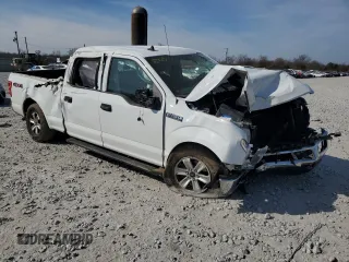 2019 Ford F-150 XL with VIN 1FTFW1E55KFC51079, listed as a Copart auction lot 47197635 with 0 mi miles and Salvage Title. Bid and sale history available at carsss.com. Image 4.