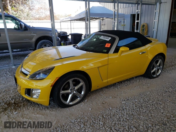 2008 Saturn Sky Red Line z VIN 1G8MF35XX8Y120130, wystawiony jako Copart lot #77553434 z przebiegiem 110 716 mil mil oraz Tytuł czysty. Historia ofert i sprzedaży dostępna na DreamBid. Obrazek 1.