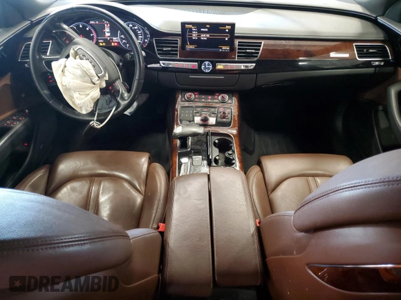 2013 Audi A8 3.0L z VIN WAURGAFD1DN002140, wystawiony jako Copart lot #59010105 z przebiegiem 151 732 mil mil oraz Szkoda całkowita • Salvage title. Historia ofert i sprzedaży dostępna na DreamBid. Obrazek 8.