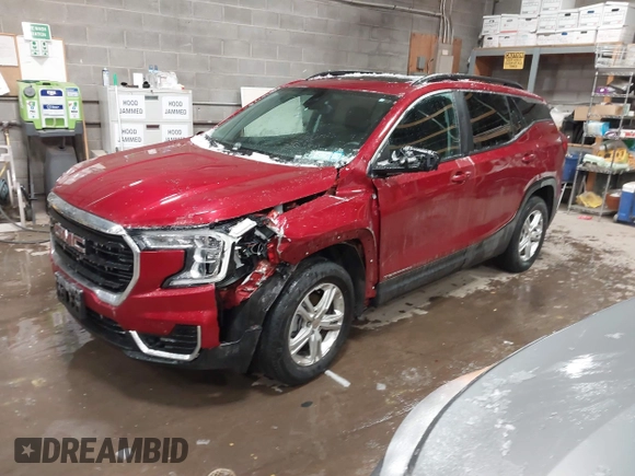 2022 GMC Terrain SLE z VIN 3GKALTEV2NL147016, wystawiony jako IAAI lot #41515528 z przebiegiem 23 688 mil mil oraz . Historia ofert i sprzedaży dostępna na DreamBid. Obrazek 17.