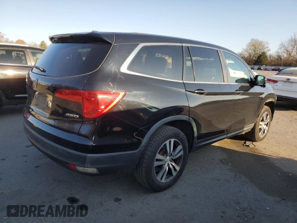 2017 Honda Pilot EX with VIN 5FNYF6H30HB051093, listed as a Copart auction lot 81283884 with 162,577 mi miles and Salvage Title. Bid and sale history available at DreamBid. Image 3.