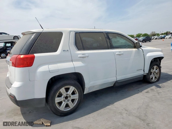 2014 GMC Terrain SLE with VIN 2GKALMEK1E6338135, listed as a Copart auction lot 53539545 with 158,218 mi miles and Salvage Title. Bid and sale history available at carsss.com. Image 3.