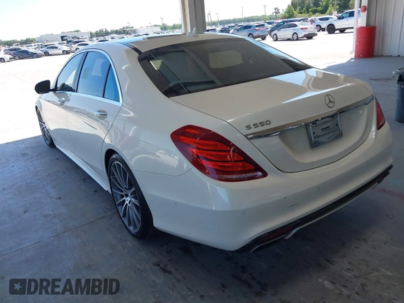 2015 Mercedes-Benz S 550 with VIN WDDUG8CB6FA102310, listed as a IAAI auction lot 42157319 with 94,517 mi miles and . Bid and sale history available at carsss.com. Image 3.